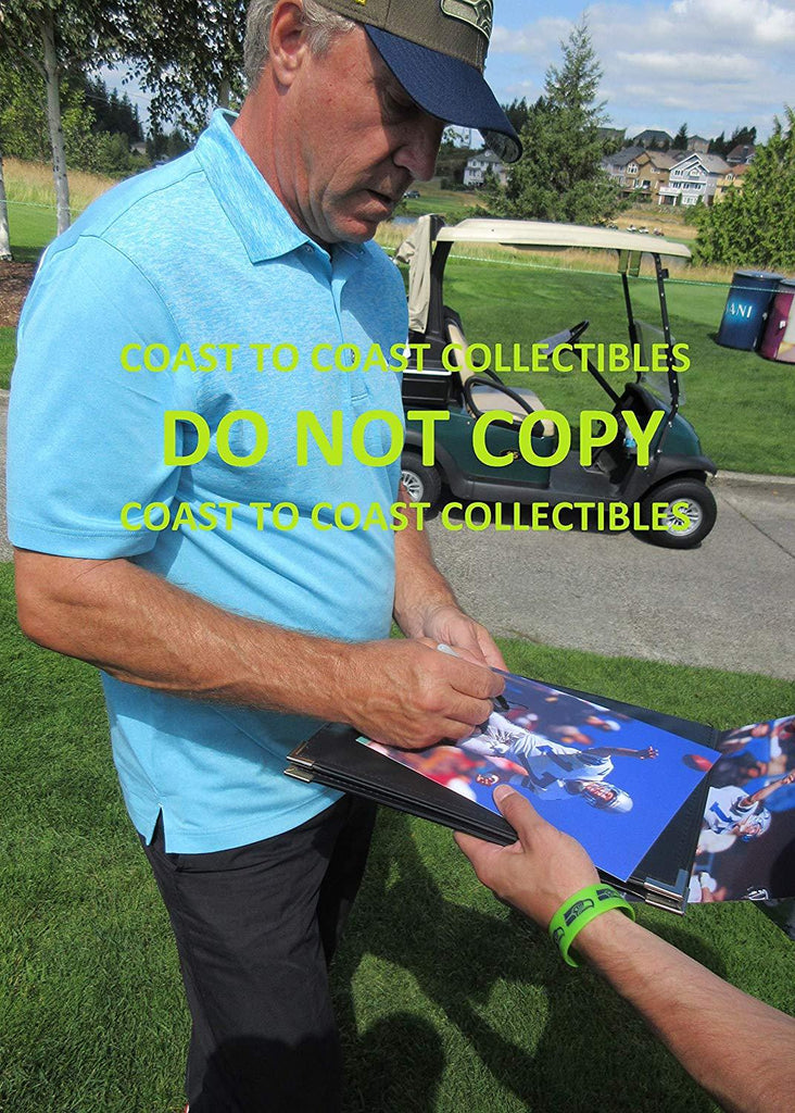 Dave Krieg, Seattle Seahawks, signed, autographed, 8x10 photo, COA with proof photo.