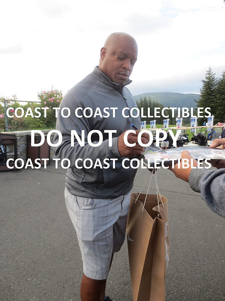 Mack Strong signed autographed Seattle Seahawks 8x10 football photo proof Beckett COA