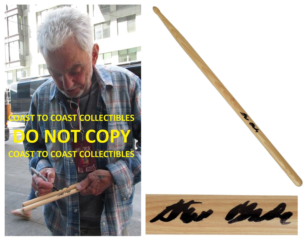 Steve Gadd Hall of Fame drummer signed Drumstick COA exact proof autographed. star