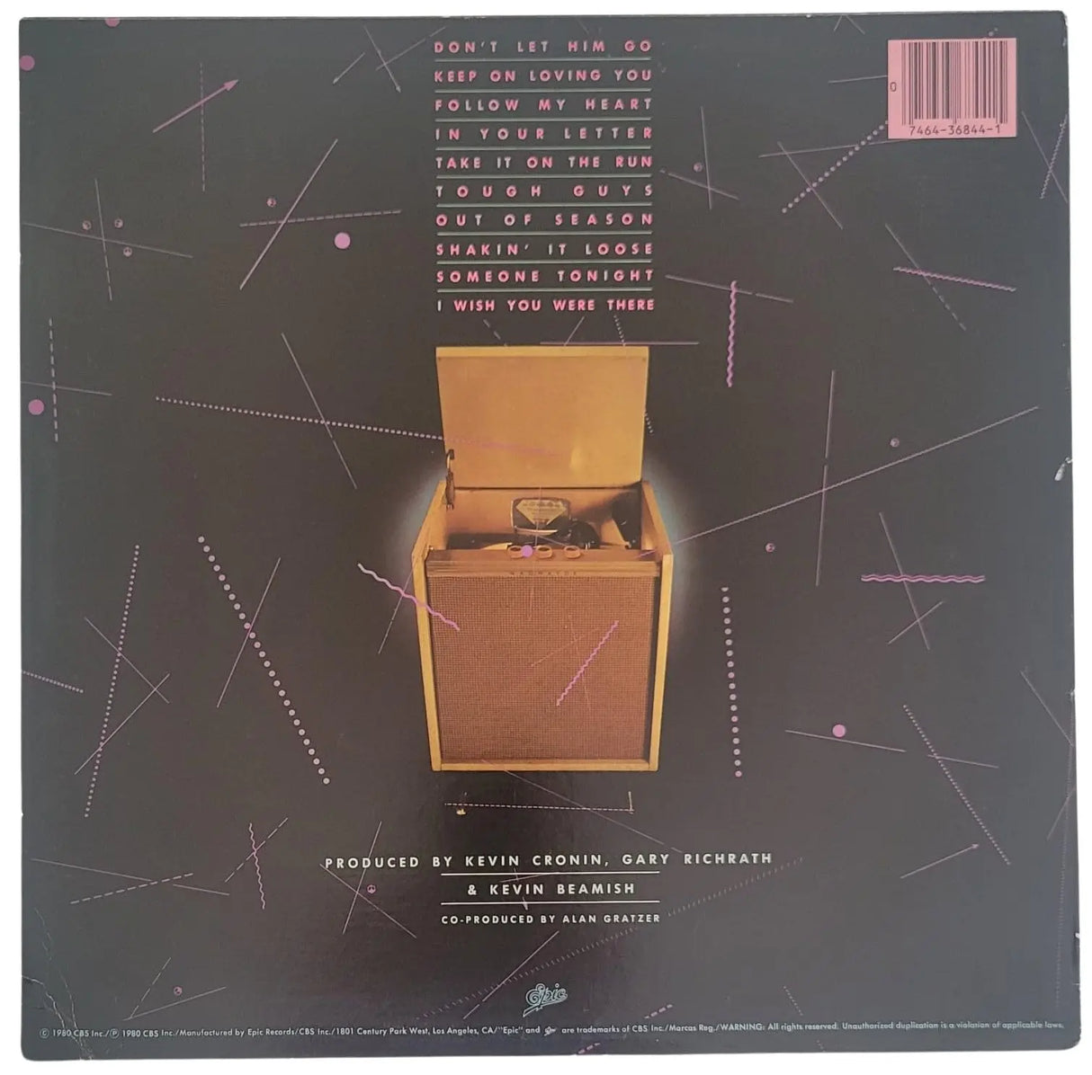 REO Speedwagon Signed Hi Infidelity album COA proof Autographed Vinyl Record