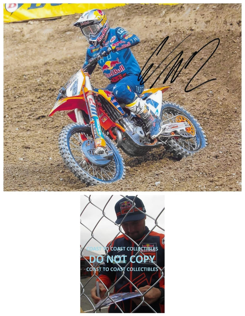 Cooper Webb Supercross Motocross Signed 8x10 Photo COA Proof Autographed