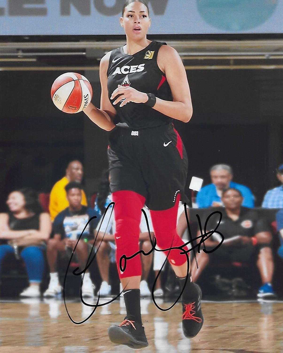 Liz Cambage Las Vegas Aces signed, autographed basketball 8x10 photo,proof COA