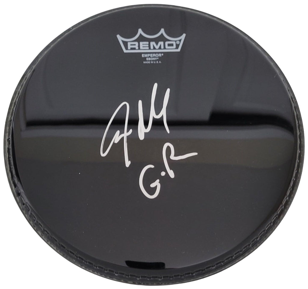 Steven Adler Guns N Roses drummer signed Drumhead COA proof autographed GNR