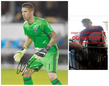 David Bingham Signed 8x10 Photo Proof COA San Jose Earthquakes Autographed.