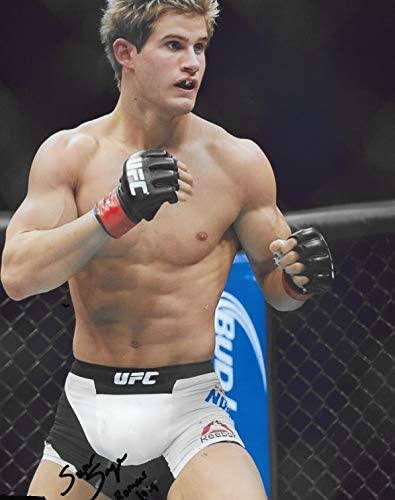 Sage Northcutt Mixed Martial Artis MMA signed UFC 8X10 photo proof COA