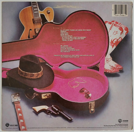 Hank Willams Jr signed Major Moves album vinyl record proof COA autographed Star