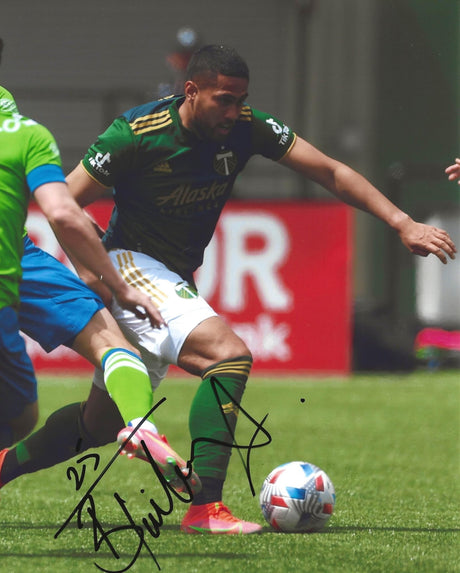 Bill Tuiloma signed Portland Timbers soccer 8x10 photo COA Proof autographed.