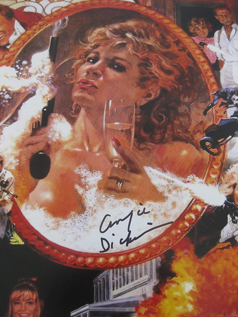 Angie Dickinson signed 12x18 Big Bad Mama II movie photo poster COA proof STAR