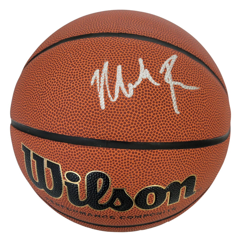 Mark Few Gonzaga Bulldogs signed NCAA basketball COA exact proof autographed