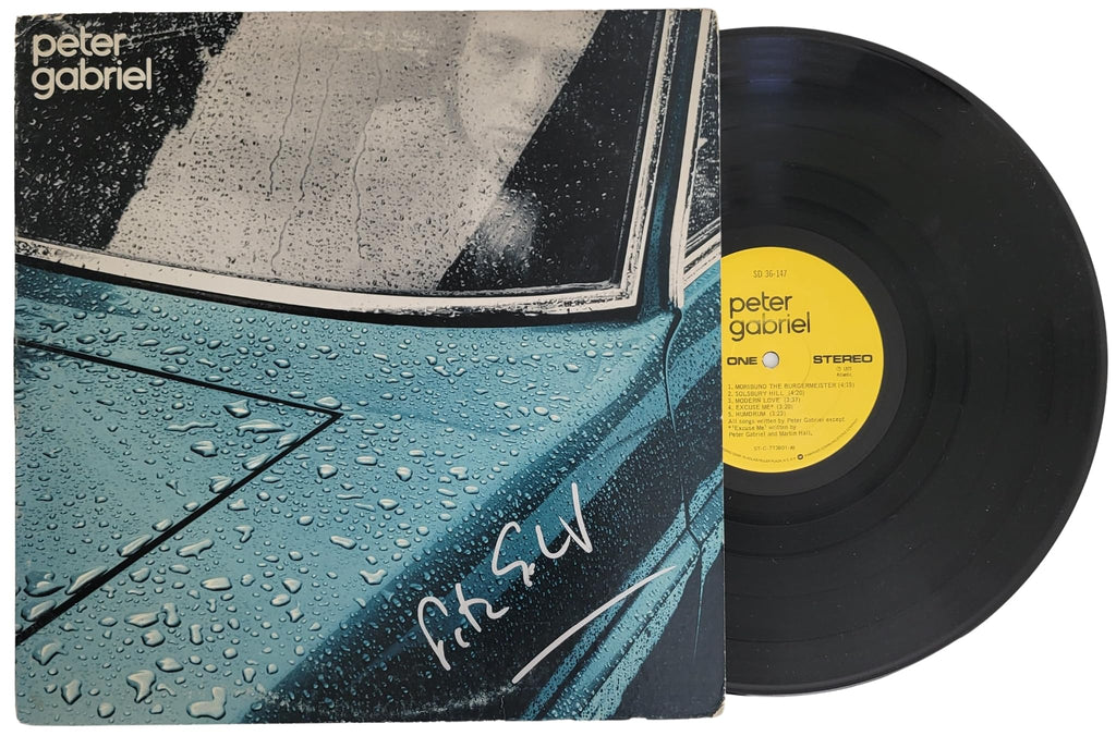 Peter Gabriel Signed Album exact Proof COA Autographed Vinyl Record