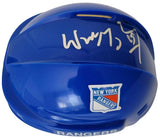 Wayne Gretzky signed New York Rangers Mini Hockey Helmet proof COA autographed