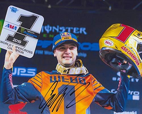 Cooper Webb motocross, supercross signed, autographed 8x10 photo. COA with proof