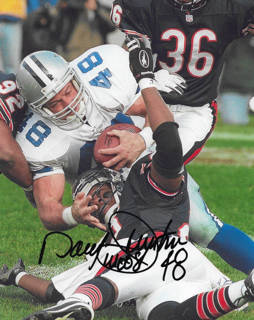 Daryl Johnston Signed Dallas Cowboys Football 8x10 Photo proof COA autographed...