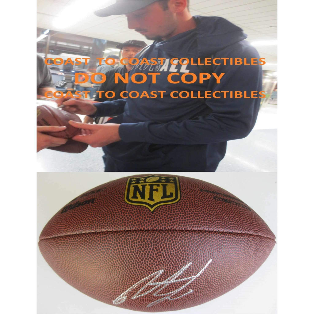 Paxton Lynch, Denver Broncos, Memphis, Signed, Autographed, NFL Duke Football, a Coa with the Proof Photo of Paxton Signing Will Be Included with the Football
