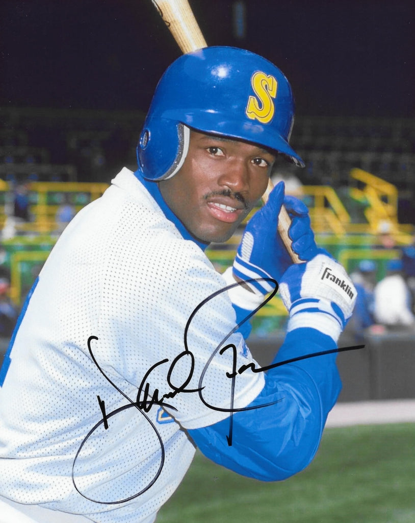 Harold Reynolds signed Seattle Mariners baseball 8x10 Photo proof COA autographed