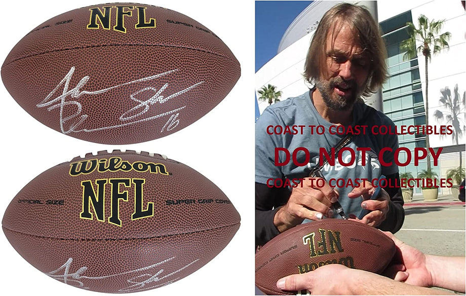 Jake Plummer Arizona Cardinals Broncos signed football COA proof autographed