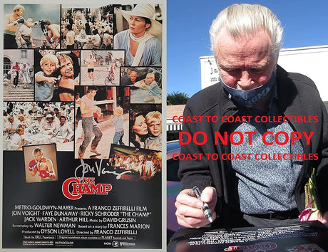 Jon Voight signed The Champ 12x18 poster photo COA exact proof STAR