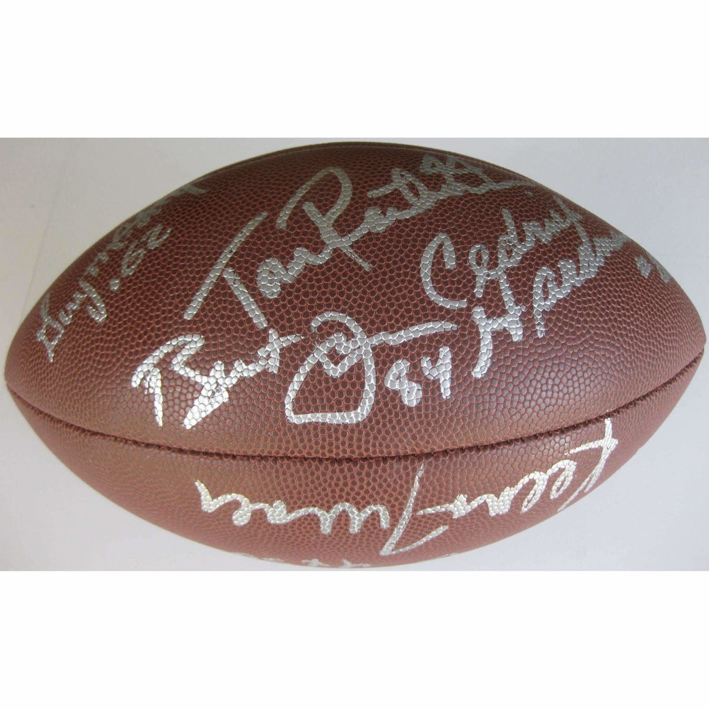San Francisco 49ers, Legends, Signed, Autographed, Logo Football, a COA with the Proof Photos of the 49ers Legends Signing Will Be Included