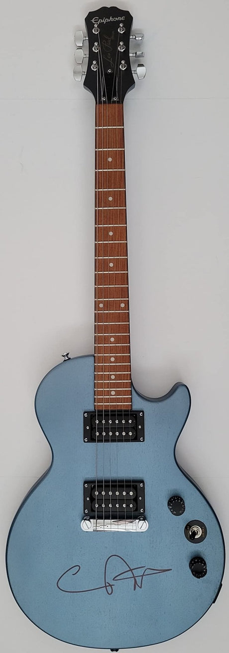 Carlos Santana signed Epiphone Les Paul guitar exact proof COA autographed star very Rare