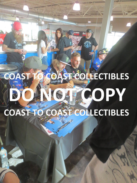 Justin Barcia, Supercross, Motocross, Freestyle Motocross, Signed, Autographed, 8X10 Photo, a COA Will Be Included].