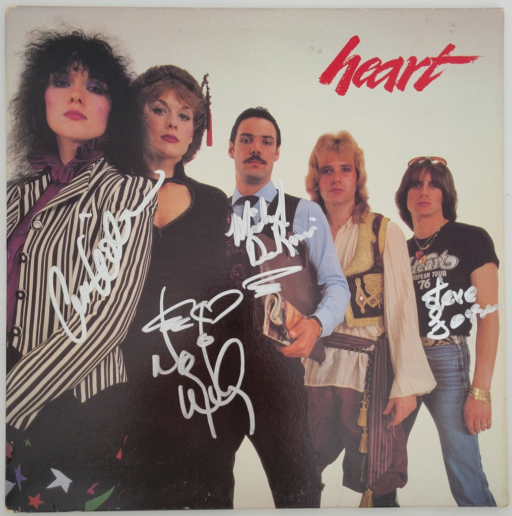 Nancy Wilson & Ann Wilson signed Heart Little Greatest Hits album proof COA autographed STAR