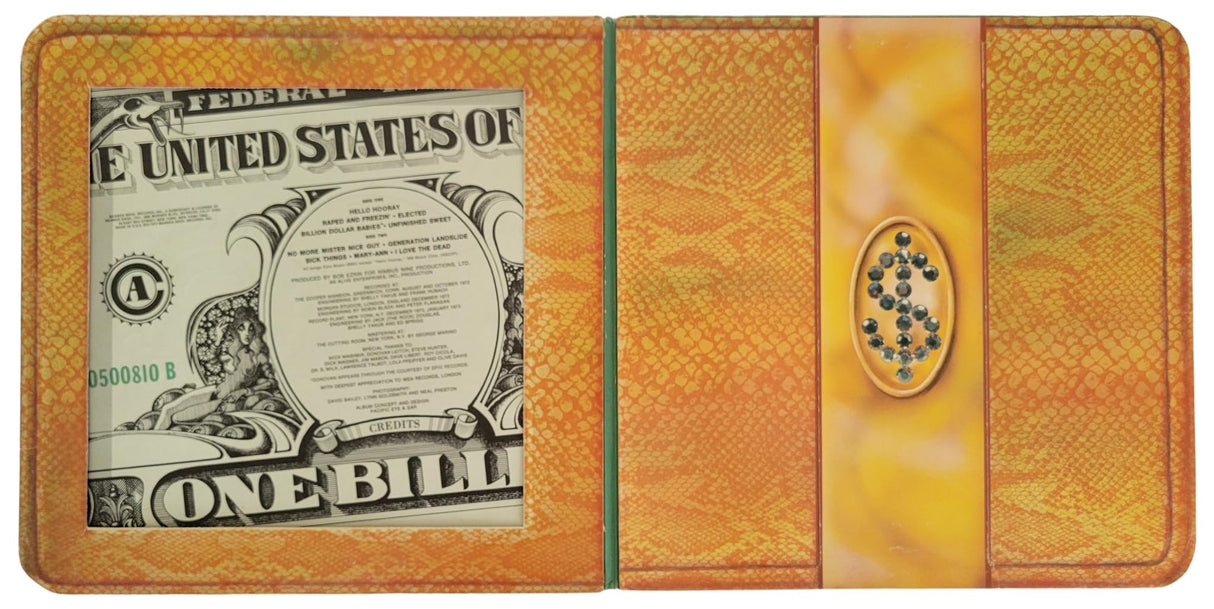 Alice Cooper signed Billion Dollar Babies Album vinyl record Proof COA autographed STAR