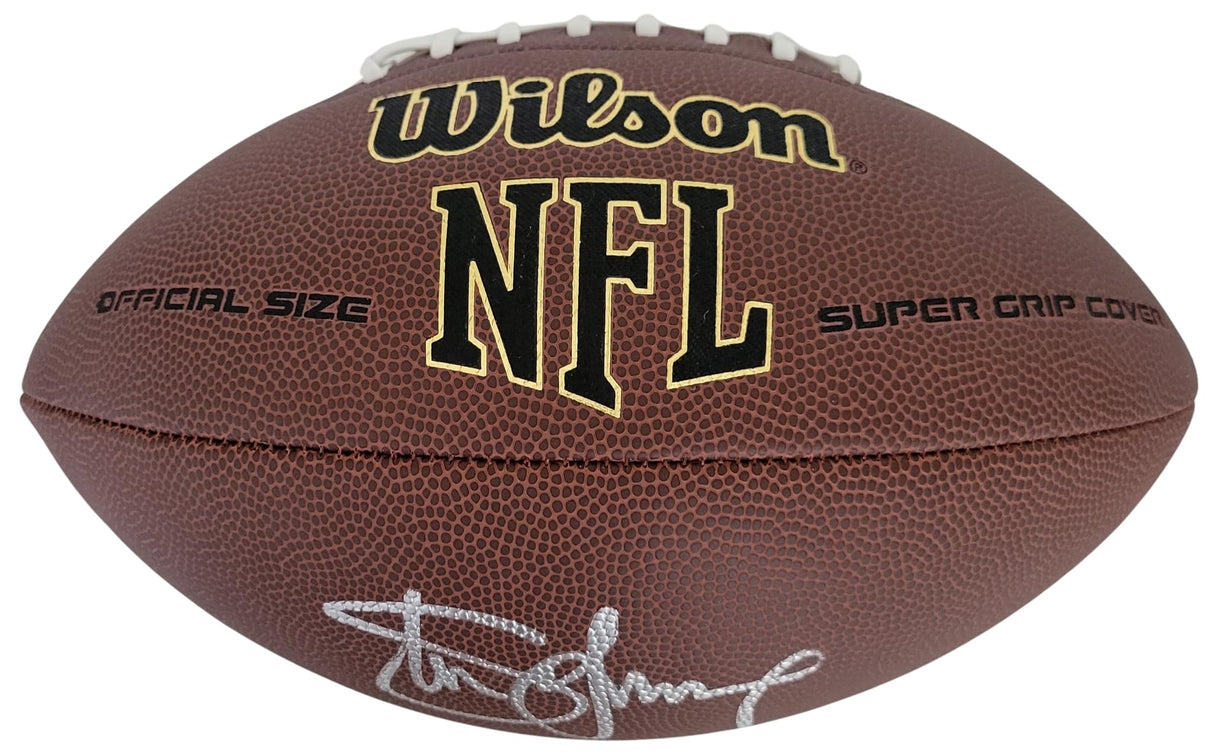 Steve Young San Francisco 49ers BYU Signed Football COA Proof Autographed