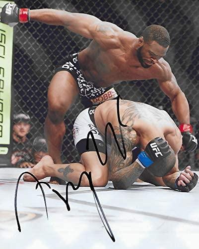 Tyron Woodley Mixed Martial Artist signed autogrpahed UFC 8x10 photo proof COA