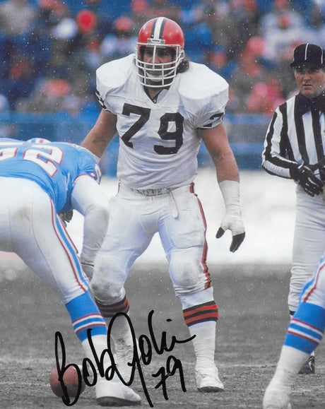 Bob Golic Signed 8x10 Photo COA Proof Cleveland Browns Football Autographed