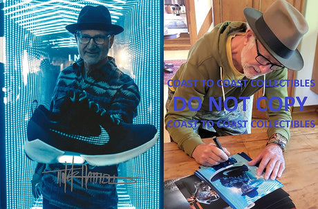 Tinker Hatfield Nike Air Jordan designer signed 8x10 photo COA proof autograph STAR.