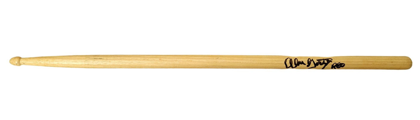 Alan Gratzer REO Speedwagon Drummer Signed Drumstick COA Proof Autographed,