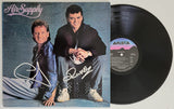 Russell Hitchcock Graham Russell signed Air Supply album COA proof autographed STAR