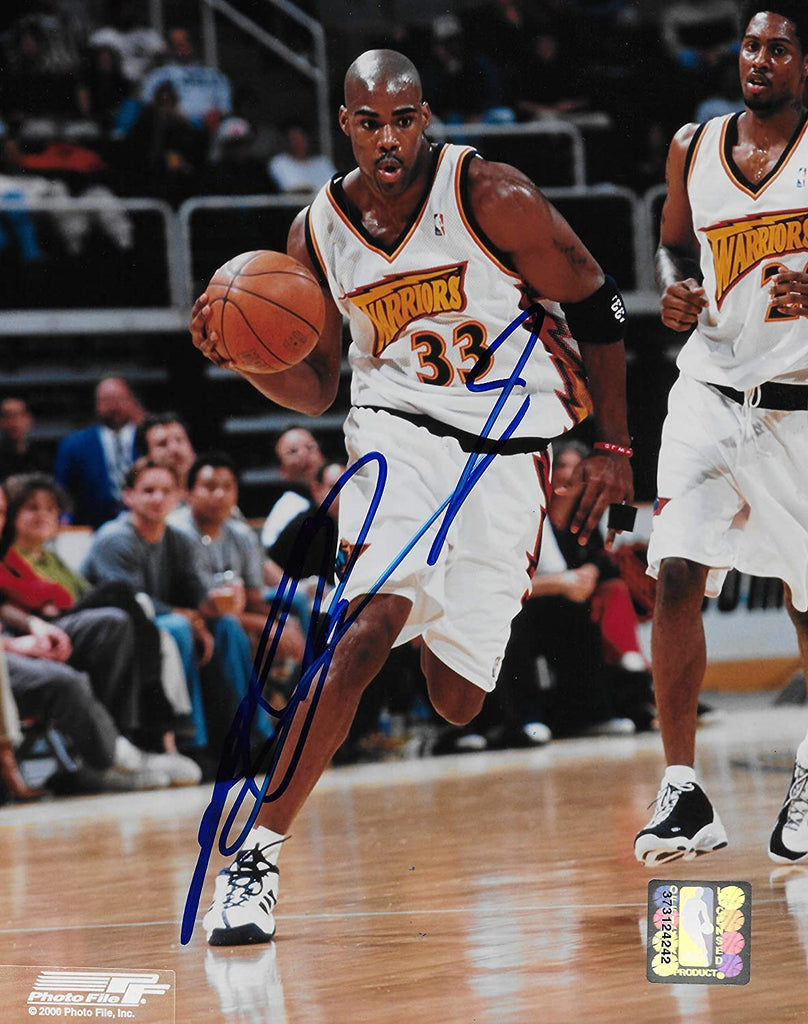 Antawn Jamison Golden State Warriors signed basketball 8x10 photo COA
