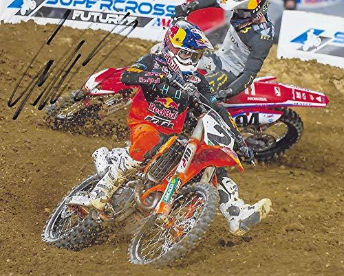 Cooper Webb motocross, supercross signed, autographed 8x10 photo. COA with proof