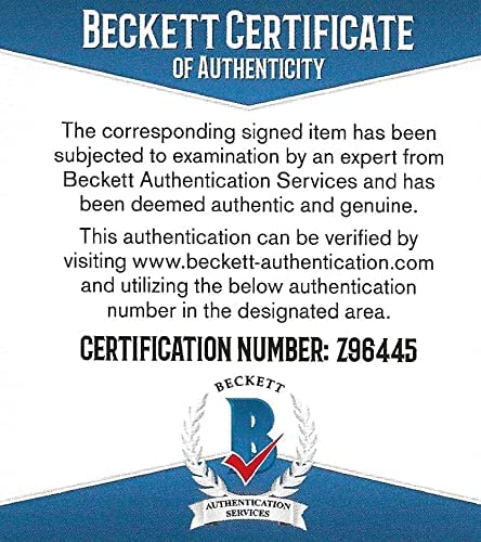 Walter Jones Seattle Seahawks FSU signed NFL football proof Beckett COA autograph