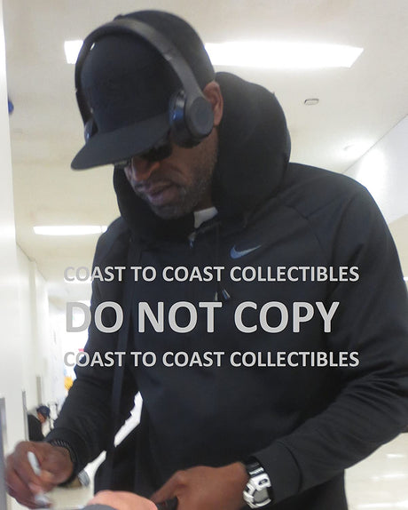 Stephen Jackson signed Golden State Warriors basketball 8x10 photo proof Beckett COA