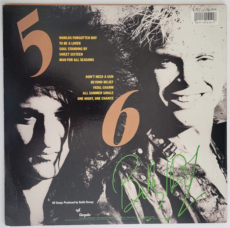 Billy Idol Steve Stevens signed Whiplash Smile album vinyl COA proof autographed STAR
