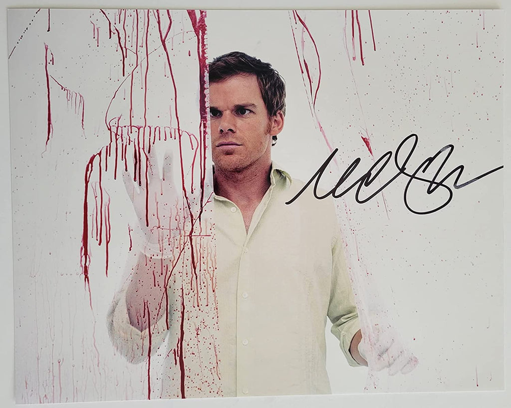 Michael C Hall signed Dexter 11x14 photo COA exact proof autographed, STAR