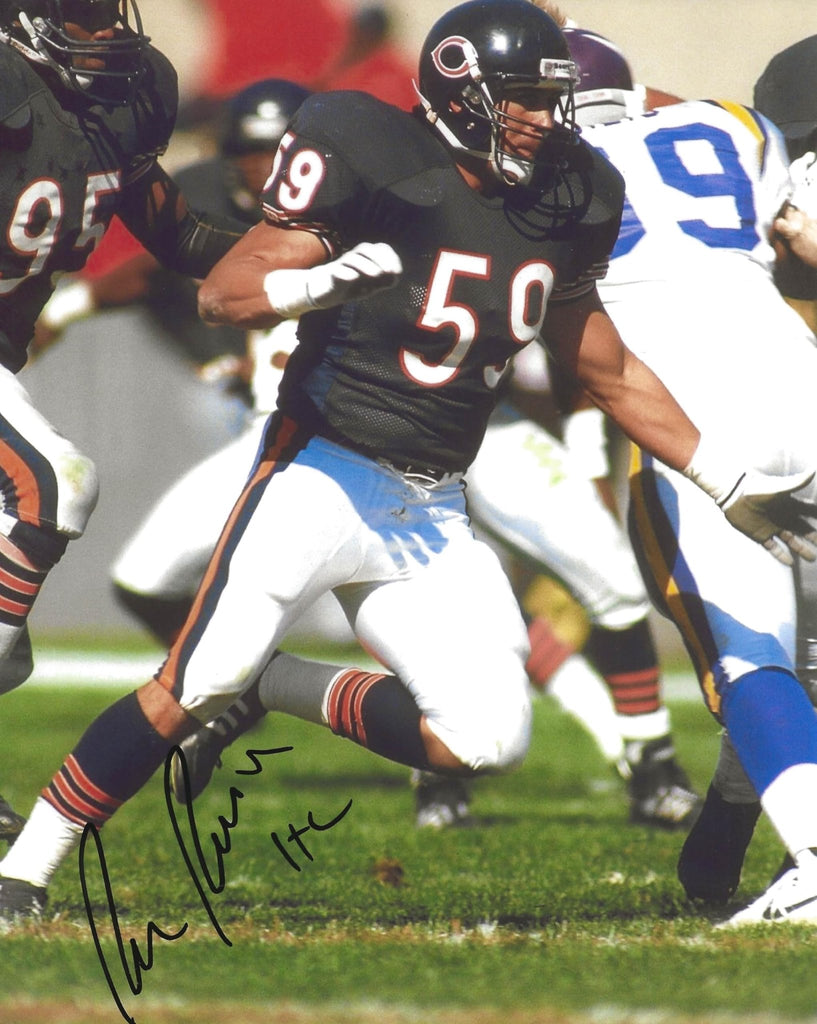Ron Rivera signed Chicago Bears football 8x10 photo Proof COA autographed