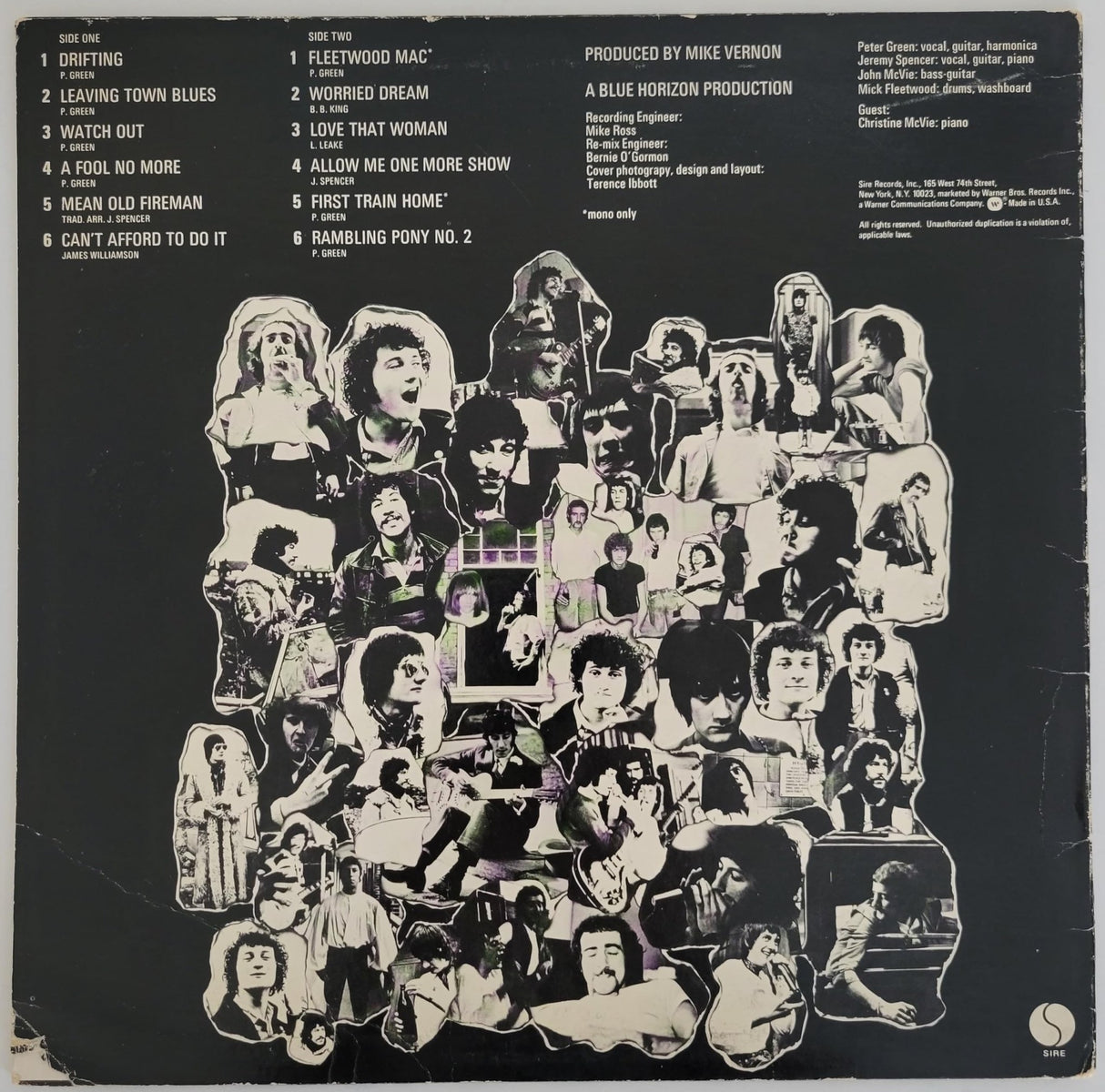 Mick Fleetwood signed Fleetwood Mac Mystery to Me album proof vinyl proof STAR autographed