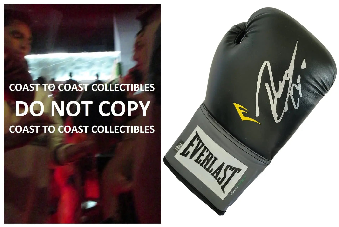 Ryan Garcia Boxing Champion signed boxing glove autographed COA exact proof