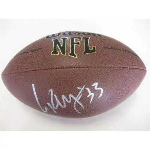 Leron Mcclain, New Orleans Saints, Baltimore Ravens, Alabama Crimson Tide, Signed, Autographed, NFL Football , a COA with the Proof Photo of Leron Signing Will Be Included