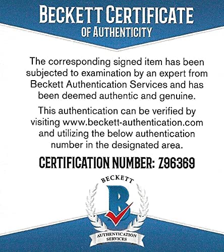 Deuce McAllister signed New Orleans Saints mini helmet proof Beckett autographed