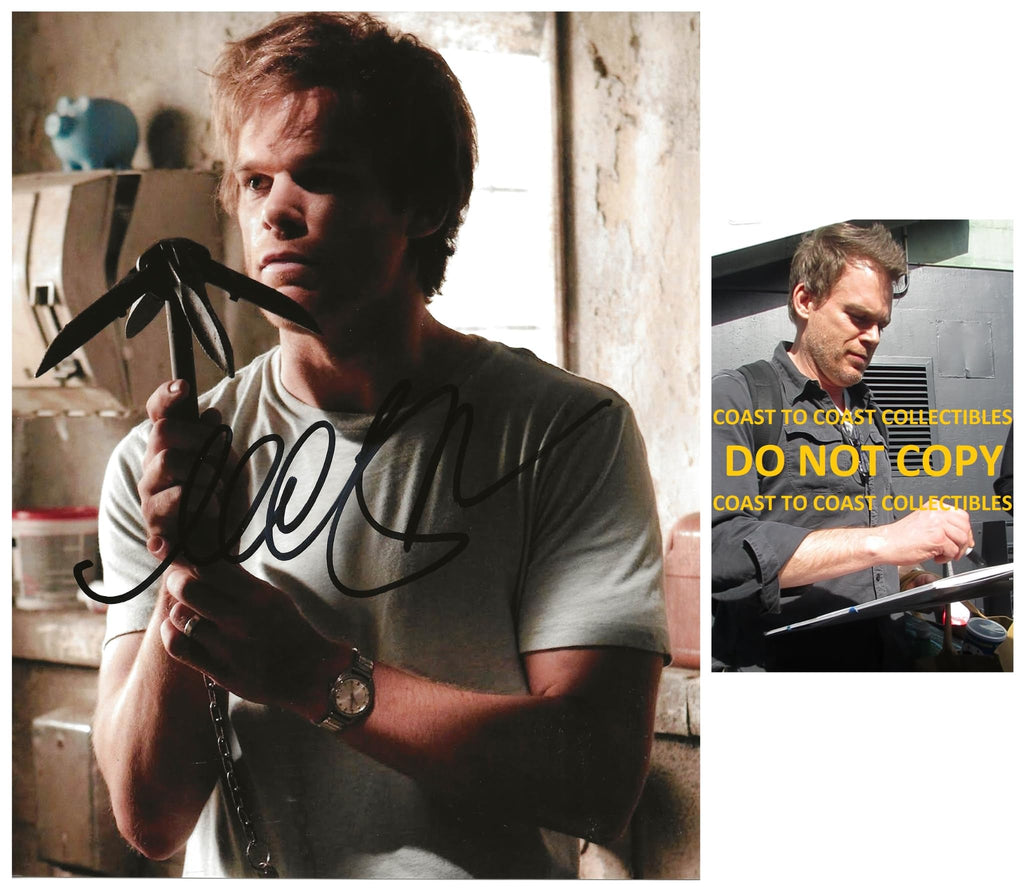 Michael C Hall Actor signed 8x10 photo COA proof autographed Dexter Six Feet Under. STAR