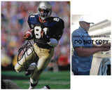 Tim Brown signed Notre Dame Fighting Irish football 8x10 photo COA proof Heisman