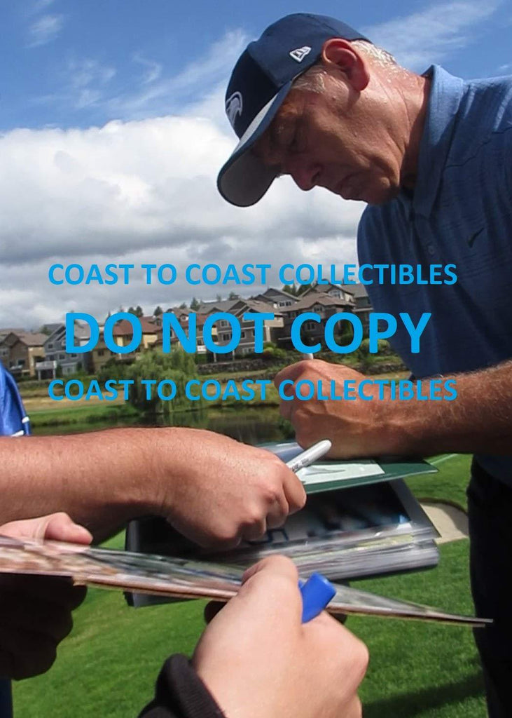 Jim Zorn Seattle Seahawks signed, autographed, 8x10 photo. proof COA