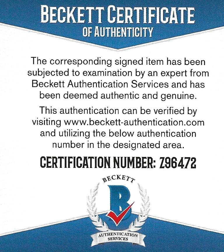 Thurman Thomas Buffalo Bills OSU Cowboys signed NFL football proof Beckett COA