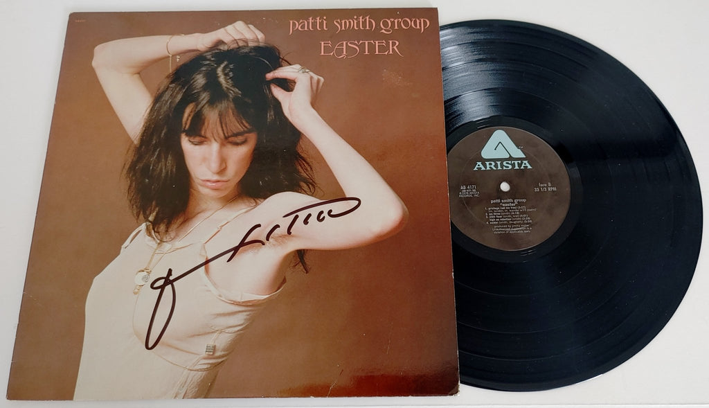 Patti Smith autographed Easter album vinyl record exact proof Beckett COA STAR