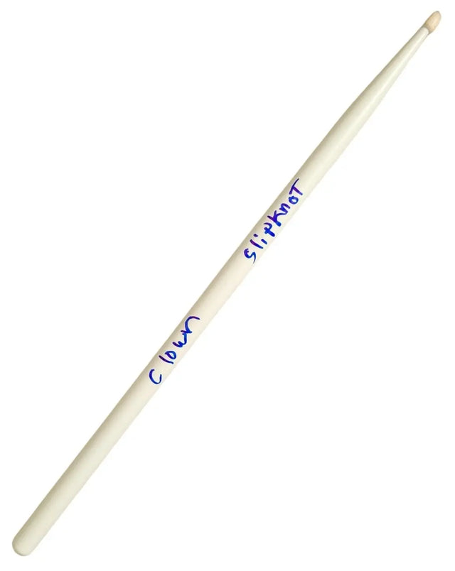 Clown Shawn Crahan Signed Drumstick COA Proof Slipknot Drummer Autographed