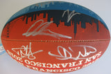 2018 England National 7's team signed, autographed San Francisco World Cup Rugby logo ball & Proof